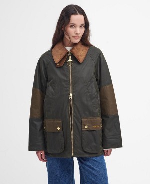 Barbour Allerston Waxed Jacket Archive Olive/Beech/Ancient | BABO89241