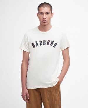 Barbour Ancroft T-shirt White | BABO88295