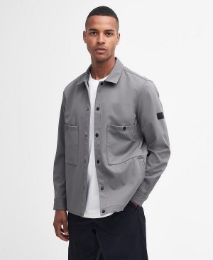 Barbour Aspect Overshirt Grey | BABO87955