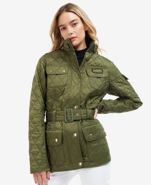 Barbour B.Intl International Quilted Jacket Midnight Green | BABO89250