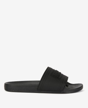 Barbour B.Intl Logo Sliders Classic Black | BABO88881