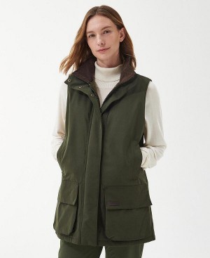 Barbour Beaconsfield Gilet Olive | BABO89462