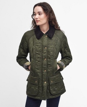 Barbour Beadnell Polarquilt Jacket Olive | BABO89326