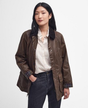 Barbour Beadnell® Waxed Jacket Bark | BABO89195