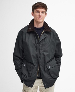 Barbour Beaudale Waxed Jacket Sage | BABO87226