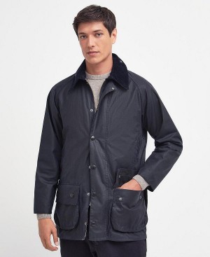 Barbour Beaufort® Waxed Jacket Navy | BABO87181