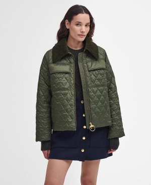 Barbour Beauly Quilted Jacket Olive/Ancient | BABO89362