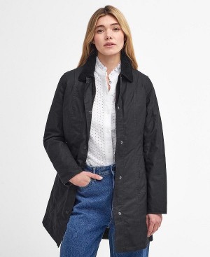 Barbour Belsay Wax Jacket Black | BABO89224