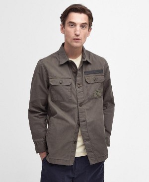 Barbour Bidlam Overshirt Tarmac | BABO87956