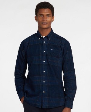 Barbour Blair Tailored Fit Shirt Navy | BABO87823