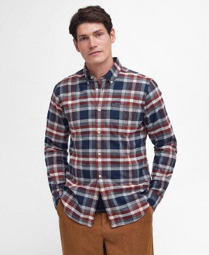 Barbour Bowmont Tailored Shirt Red | BABO87661