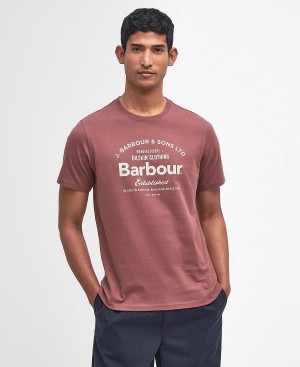 Barbour Brairton T-shirt Desert Clay | BABO88353