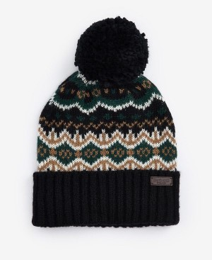 Barbour Case Fairisle Beanie Green Loch | BABO89052