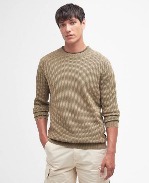 Barbour Cathil Crew Neck Jumper Classic Navy | BABO88616