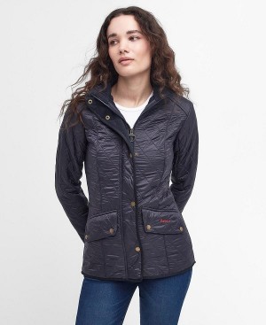 Barbour Cavalry Polarquilt Quilted Jacket Navy | BABO89311