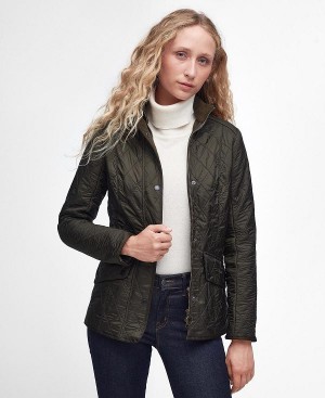 Barbour Cavalry Polarquilt Quilted Jacket Olive | BABO89316