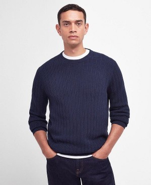 Barbour Chathil Crew Neck Jumper Grey | BABO88614