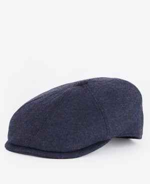 Barbour Claymore Baker Boy Hat Dark Brown | BABO89031