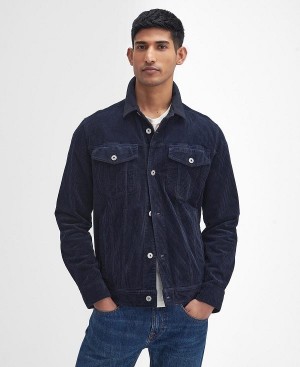 Barbour Cord Overshirt Navy | BABO87993