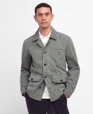 Barbour Cotton Salter Overshirt Agave | BABO87459