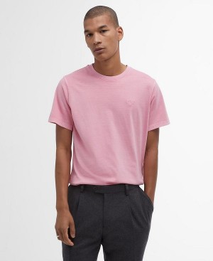 Barbour Cotton T-shirt Blue Chalk | BABO88271