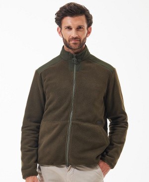 Barbour Country Fleece Jacket Green | BABO88734