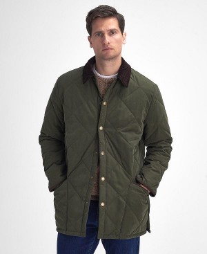 Barbour Country Liddesdale Quilted Jacket Olive | BABO87373