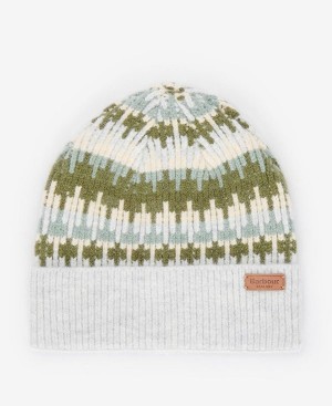 Barbour Craster Fairisle Beanie Ancient Loden | BABO90016