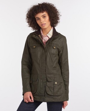 Barbour Defence Lightweight Waxed Jacket Archive Olive/Classic | BABO89185