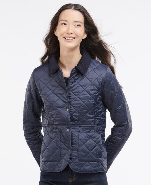 Barbour Deveron Polarquilt Jacket Black/Black | BABO89367