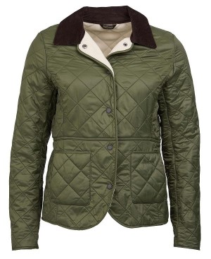 Barbour Deveron Polarquilt Jacket Olive | BABO89342