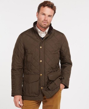 Barbour Devon Quilted Jacket Olive | BABO87367