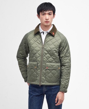 Barbour Dom Quilted Jacket Light Moss | BABO87324