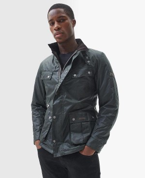 Barbour Duke Wax Jacket Sage | BABO87182