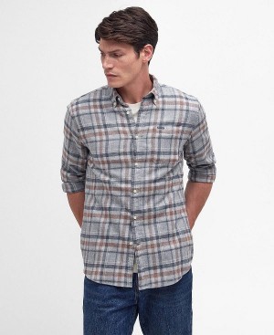 Barbour Eddleston Tailored Shirt Grey | BABO87658