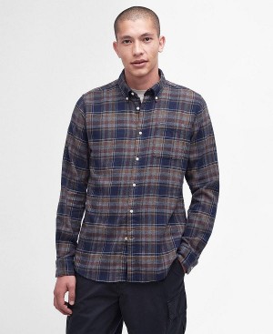 Barbour Eddleston Tailored Shirt Navy | BABO87659