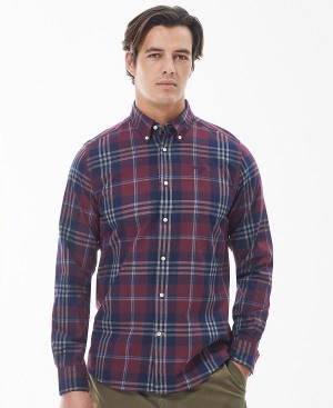 Barbour Edgar Tailored Shirt Red | BABO87873