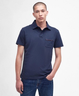 Barbour Elsdon Polo Shirt Navy | BABO88059