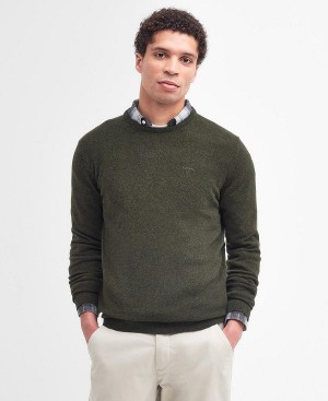 Barbour Essential Crew Neck Sweatshirt Grey Marl | BABO88546