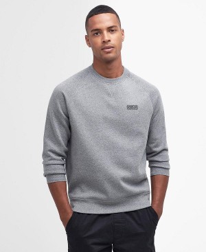 Barbour Essential Logo Sweatshirt Grey | BABO88428