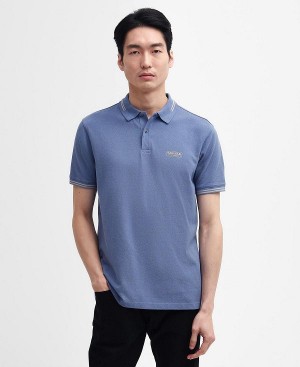 Barbour Essential Polo Shirt Blue | BABO88065