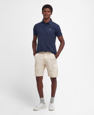 Barbour Essential Ripstop Cargo Shorts Fog | BABO88783