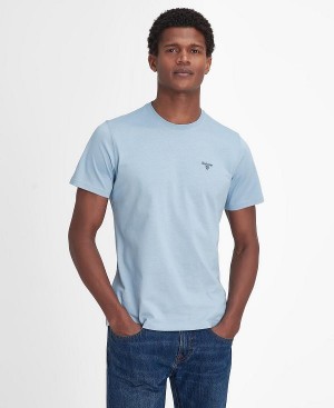 Barbour Essential Sports T-shirt Blue | BABO88407