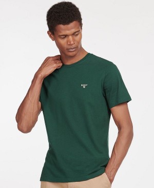 Barbour Essential Sports T-shirt Cabernet | BABO88382