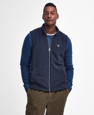 Barbour Essentials Fleece Gilet Navy | BABO88708