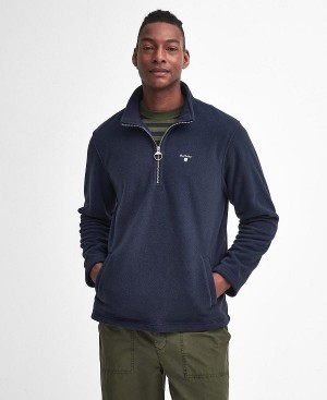 Barbour Essentials Half-zip Fleece Navy | BABO88724