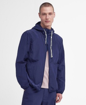 Barbour Exchange Hooded Jacket Pigment Navy | BABO88471