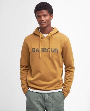 Barbour Farnworth Logo Hoodie Cumin | BABO88447