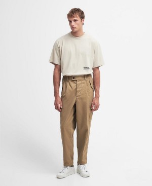 Barbour Faulkner Tapered Cargo Trousers Trench | BABO88791