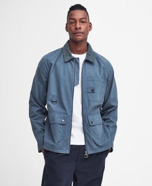 Barbour Fenton Casual Jacket Dark Slate | BABO87488